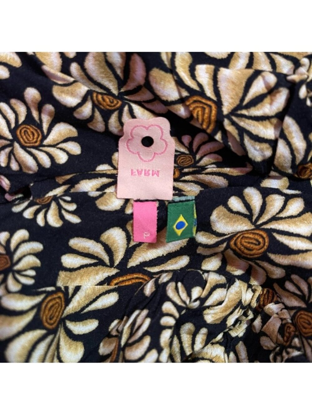 FARM Rio Reversible Crop Top Floral Women’s Small Bem Me‎ Quer - Picture 12 of 14